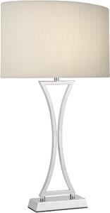 Dar Lighting glamour modern asztali lámpa oporto csiszolt króm daropo4150