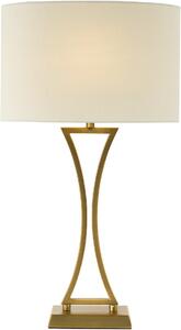 Dar Lighting glamour modern asztali lámpa oporto antik sárgaréz daropo4142