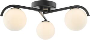 Dar Lighting modern mennyezeti lámpa orlena fehér matt fekete darorl5322