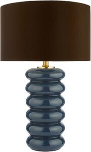 Dar Lighting glamour modern asztali lámpa niamh kék darnia4223