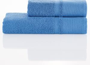 4Home Deluxe fürdőlepedő és törölköző szett kék70 x 140 cm, 50 x 100 cm, 50 x 100 cm, 70 x 140 cm