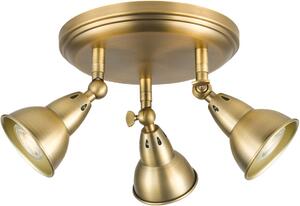 Dar Lighting modern spot lámpa nathaniel antik sárgaréz darnat7642