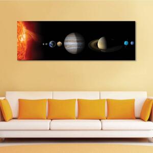 120x50cm - Naprendszer vászonkép