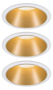 Spotlámpa Paulmann, Cole, dimmable, Arany / Sárgaréz, Folyosó, Fém, Modern