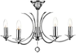 Dar Lighting klasszikus kristály csillár medusa csiszolt króm darmed0550