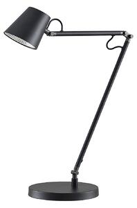 Asztali lámpa Lucande, Tarris, dimmable, Fekete, Dolgozószoba / iroda, Fém, Modern