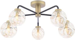 Dar Lighting modern mennyezeti lámpa lainey borostyán matt fekete darlai5454-27