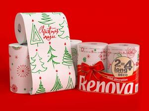 Renova Christmas 2 rétegű papír konyhai törlőkendő, 2 tekercs