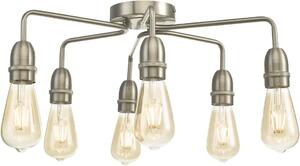 Dar Lighting loft mennyezeti lámpa kiefer szatén króm darkie0646