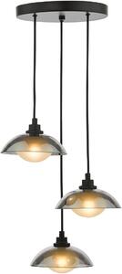 Dar Lighting modern függeszték kadience fekete füstös darkad8822
