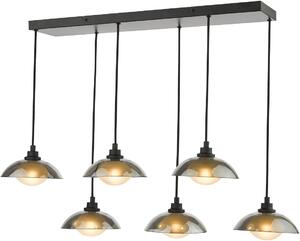 Dar Lighting modern függeszték kadience fekete füstös darkad6422