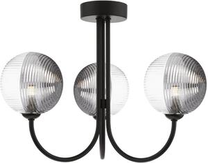Dar Lighting modern mennyezeti lámpa jared matt fekete darjar0322-19