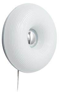 Fali Lámpa Lindby, Fjora, dimmable, Fehér, Nappali, Üveg, Dizájn