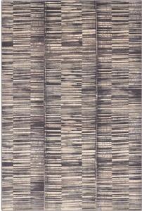 Szürke gyapjú szőnyeg 160x240 cm Grids – Agnella