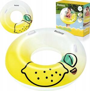 Bestway 36448 úszógumi és gumimatrac Fehér, Sárga Kép PVC Kör alakú úszógumi