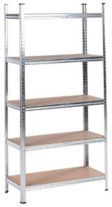 Polcrendszer XITTA Fém 75 cm 30 cm Ezüst