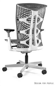 UNIQUE REYA ergonomikus irodai szék, fehér váz/elastomer