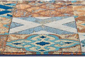 Kék futószőnyeg 75x150 cm Cappuccino Mosaik – Hanse Home
