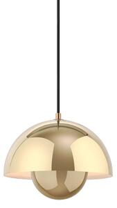 Függőlámpa &Tradition, Flowerpot VP1, dimmable, Arany / Sárgaréz, Nappali, Fém, Dizájn