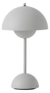 Asztali lámpa &Tradition, Flowerpot VP9, dimmable, Szürke, Nappali, Műanyag, Dizájn