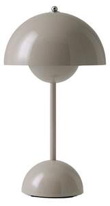 Asztali lámpa &Tradition, Flowerpot VP9, dimmable, Szürke, Nappali, Műanyag, Dizájn
