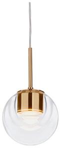 Függőlámpa kdln, Dew, dimmable, Arany / Sárgaréz, Konyha, Üveg, Dizájn