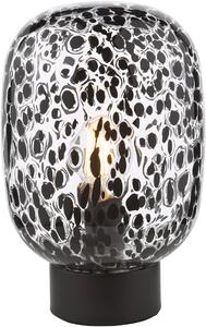 Dar Lighting modern asztali lámpa gethin fekete darget4122