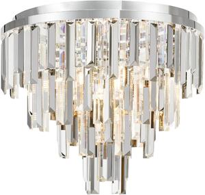 Dar Lighting glamour kristály modern mennyezeti lámpa fuentes csiszolt króm darfue4850