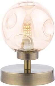 Dar Lighting modern asztali lámpa esben antik sárgaréz borostyán daresb4175-27