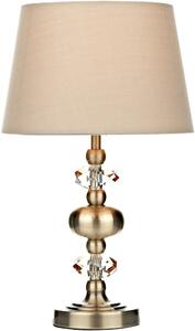 Dar Lighting glamour modern asztali lámpa edith antik sárgaréz daredi4175