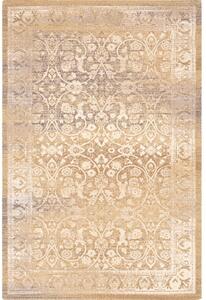 Bézs gyapjú szőnyeg 100x180 cm Eleanor – Agnella