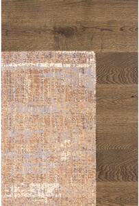 Barna gyapjú szőnyeg 100x180 cm Layers – Agnella