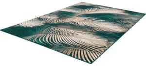 Petróleumkék gyapjú szőnyeg 133x180 cm Areca – Agnella