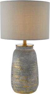 Dar Lighting glamour modern asztali lámpa creon antik sárgaréz szürke darcre4239