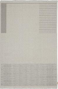 Világosszürke gyapjú szőnyeg 133x190 cm Nizer – Agnella