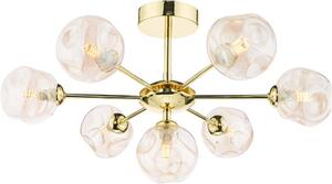 Dar Lighting modern mennyezeti lámpa cohen borostyán csiszolt arany darcoh3435-27