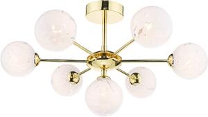 Dar Lighting glamour modern mennyezeti lámpa cohen csiszolt arany darcoh3435-17