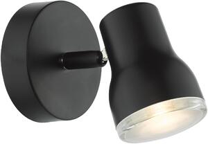 Dar Lighting modern fürdőszobai lámpa clint matt fekete darcli0722
