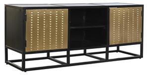 Szekrény tv-s fa fém 120x37x50