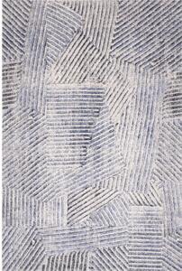 Világoskék gyapjú szőnyeg 200x300 cm Strokes – Agnella