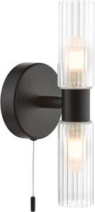 Dar Lighting modern fürdőszobai lámpa bolton matt fekete darbol0922
