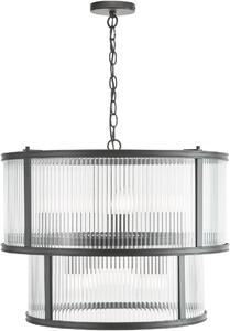 Dar Lighting glamour modern függeszték bianka matt fekete darbia0622