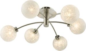 Dar Lighting modern mennyezeti lámpa avari szatén nikkel darava6446
