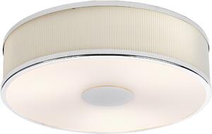 Dar Lighting modern mennyezeti lámpa alvaro elefántcsont csiszolt króm daralv5233