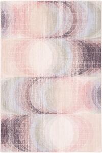 Világos rózsaszín gyapjú szőnyeg 170x240 cm Kaola – Agnella