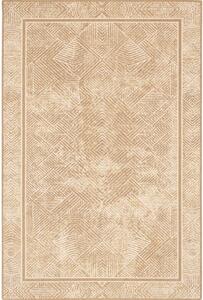 Bézs gyapjú szőnyeg 133x180 cm Jenny – Agnella