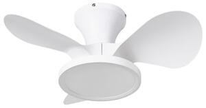 Mennyezeti ventilátor világítással PUNTI Távirányítóval LED Fehér