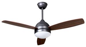 Mennyezeti ventilátor világítással MANSALA Távirányítóval LED Sötétbarna