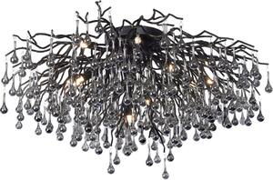 Paul Neuhaus glamour modern mennyezeti lámpa icicle fekete pln8092-18