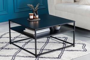 Dohányzóasztal DURA STEEL 70cm porszórt fém fekete